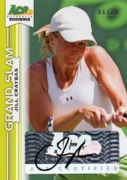 2013 ACE Authentic Grand Slam  Jill Craybas Autograph 06/10