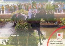 2024 EPOCH TEAM JAPAN PARIS MEDALISTS COLLECTION #30 北島隆三(馬術/総合馬術団体) ホログラム版 インサートカード