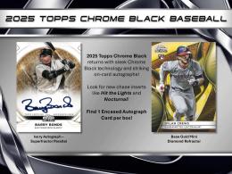 ◆予約◆MLB 2025 TOPPS CHROME BLACK HOBBY