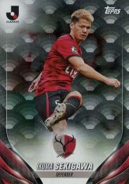 2024 Topps Jリーグ フラッグシップ #53 関川郁万(鹿島アントラーズ) パラレル版【ブラック/シリアル無し】レギュラーカード