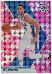 2019-20 Panini Mosaic Mosaic Pink Camo #149 Ben Simmons