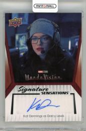 2024 UPPER DECK Marvel Studios Disney Plus Kat Dennings as Darcy Lewis Signature Sensations #SSKD
