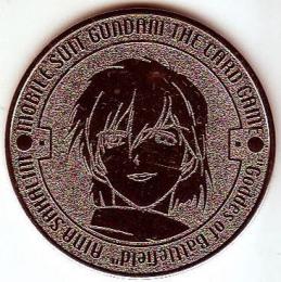 ガンダムウォー  アイナ・サハリン　コイン　戦場の女神 コインプラス　開封済　傷あり