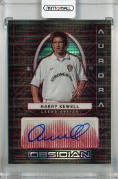 2022-23 Panini Obsidian Harry Kewell  Aurora Autographs Red Pulsar #16【44/44(ラストナンバー)】 Leeds United