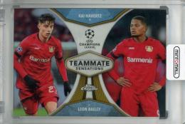 2019-20 Topps Chrome UEFA Champions League Bayer 04 Leverkusen Kai Havertz/Leon Bailey Teammate Sensations Gold(パラレル版) 21/50