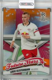 2019-20 Topps Chrome UEFA Champions League RB Leipzig Lukas Klostermann Future Stars Orange(パラレル版) 13/25
