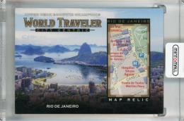 2023 Upper Deck Goodwin Champions Rio de Janeiro World Traveler City Destinations Map Relics #WTC-17