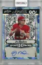 2024 LEAF SPORTS HEROES Joe Montana Signature Decade Platinum Blue #SD-JM2 Auto【2/5】