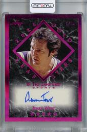 2024 Leaf In The Game Used Sports Jerry West Leaf Gold Stars Pink Holo #LGS-JW1 Auto ※傷・角折れあり【1/15(ファーストナンバー)】