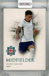 2022-23 Futera Unique World Football  Jadon Sancho Midfielder Turquoise #56【07/42】 England