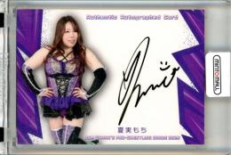 2025 BBM 女子プロレス 夏実もち 直筆サインカード【78/98】