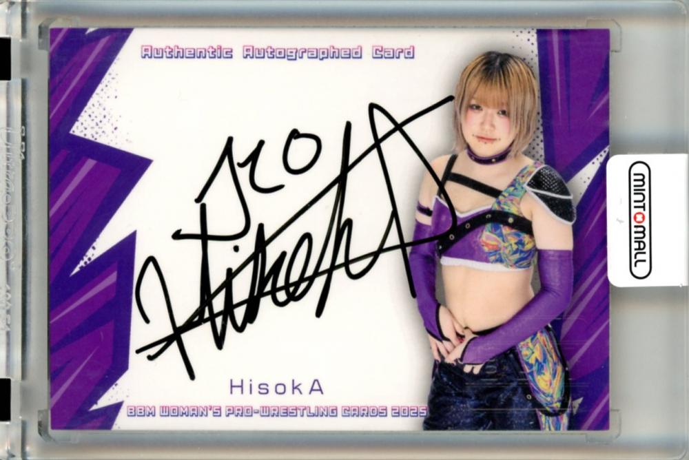 ミントモール / MINT 立川店 / 2025 BBM 女子プロレス HisokA 直筆