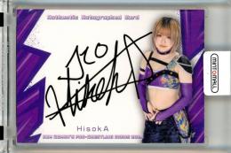 2025 BBM 女子プロレス HisokA 直筆サインカード【43/98】