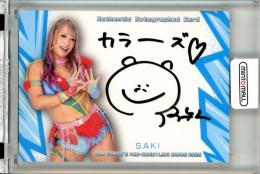 2025 BBM 女子プロレス SAKI 直筆サインカード【05/98】