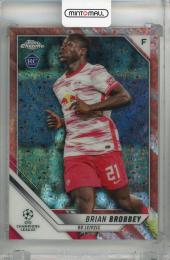 2021-22 Topps Chrome UEFA Champions League Brian Brobbey  Rose Gold Mini-Diamond #105 RC【111/125】 RB Leipzig