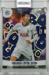 2022-23 Topps Chrome UEFA Club Competitions Heung-min Son Joga Bonito #JB-9 ※初期傷あり Tottenham Hotspur
