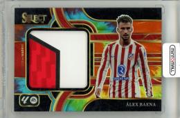 2025-26 Panini Select La Liga  Alex Baena #JS-ABE Jumbo Swatches La Liga Tie-Dye Parallel【14/25】 Atletico De Madrid