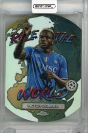2023-24 Topps UEFA Champions League Japan Edition Victor Osimhen Rule The World #RTW-5 ※初期傷あり SSC Napoli