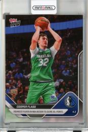 2025-26 Topps Now Cooper Flagg Youngest Player in NBA History to Score 50+ Points RC #241