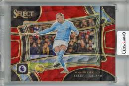 2023-24 Panini Select Premier League Erling Haaland Field Level Wave Red #242【023/149】 Manchester City