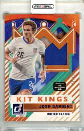 2025-26 Panini Donruss Road To FIFA World Cup 26 SOCCER Josh Sargent #KK-JS  Kit Kings Memorabilia Blue Parallel United States
