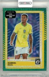 2025-26 Panini Donruss Road To FIFA World Cup 26 SOCCER Gabriel  #180 Base – Optic Teal Mojo Parallel【14/49】 Brasil