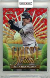 2025 TOPPS NPB FINEST 中川圭太 #FF-13 FINEST FORTUNE Red Refractor Parallel【5/5】《ラストナンバー》 オリックス