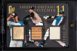 2016 BBM Go Higher M10 大谷翔平 メモラビリアカード ホーム&ビジタージャージ&ボール【19/20】 北海道日本ハムファイターズ (MSV#1974)