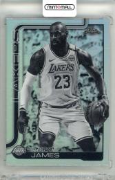 2025-26 Topps Chrome Basketball LeBron James #127 Base Negative Refractor Parallel Lakers