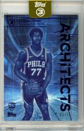 2025-26 Topps Three Vj Edgecombe #AR-3 Architects Blue Parallel【03/15】 76ers