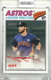 2026 Topps Heritage Jacob Melton #ROA-JME Real One Autograph Red Ink Parallel【35/77】 Red Sox