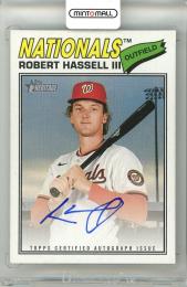 2026 Topps Heritage Robert Hassell Ⅲ #ROA-RH Real One Autograph Card Nationals