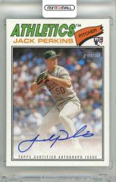 2026 Topps Heritage Jack Perkins #ROA-JP Real One Autograph Card Athletics