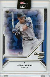 2025 Topps Now Aaron Judge #49 AL MVP 2025 Blue Foil Parallel【18/35】 Yankees