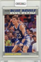 2011-12 FLEER Retro Christian Laettner 1987-88 Autographs #CL Duke