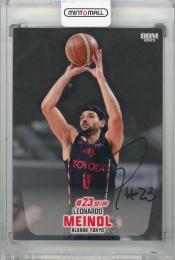 2025 BBM × B.LEAGUE 2024-25 SEASON FAST BREAK 2nd Half レオナルド・メインデル 銀箔サイン版【082/100】 アルバルク東京