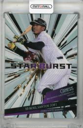 2017 BBM GENESIS ロエル・サントス  STAR BURST(裏面角傷有り)【22/50】 千葉ロッテマリーンズ