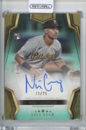 2024 TOPPS FIVE STAR Nick Gonzales Five Star Base Autographs Aqua【21/75】 Pittsburgh Pirates