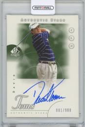 2001 UD SP Authentic #136 Authentic Stars Autographs / DAVID TOMS 【881/900】