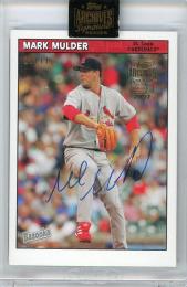 2021 TOPPS Archives Signature Series Retired Mark Mulder Autograph【11/11】 St.Louis Cardinals