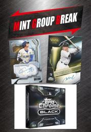 MINT GROUP BREAK グループブレイク MLB 2026 TOPPS CHROME BLACK BASEBALL HOBBY 1ケース #1 【ランダムボックス式】