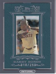 2007 Topps Sterling  San Francisco Giants Barry Bonds Base, #25 018/250