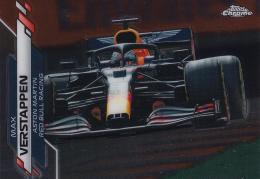 2020 Topps Chrome Formula 1 Aston Martin RB Racing Max Verstappen F1 Cars Base