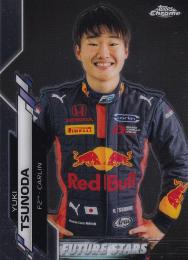 2020 Topps Chrome Formula 1 Carlin F2 Yuki Tsunoda F2 Racers Base