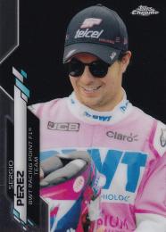 2020 Topps Chrome Formula 1 BWT Racing Point F1 Sergio Perez F1 Racers Base