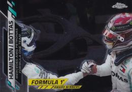 2020 Topps Chrome Formula 1 Mercedes-AMG Petronas F1 Hamilton/Bottas F1 Award Winners Base