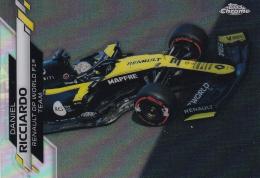 2020 Topps Chrome Formula 1 Renault DP World F1 Daniel Ricciardo F1 Cars Base Refractor (パラレル版)