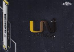 2020 Topps Chrome Formula 1  Uni-Virtuosi Racing F2 Team Logos