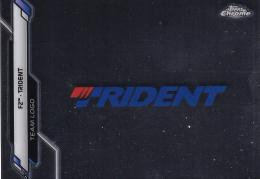 2020 Topps Chrome Formula 1  Trident F2 Team Logos