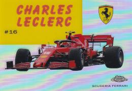 2020 Topps Chrome Formula 1 Scuderia Ferrari Charles Leclerc 1954 World on Wheels